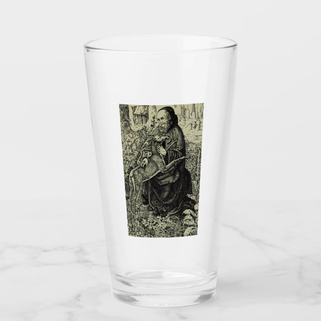 Copo De Pint Santo Giles, o ermitão (Frente)