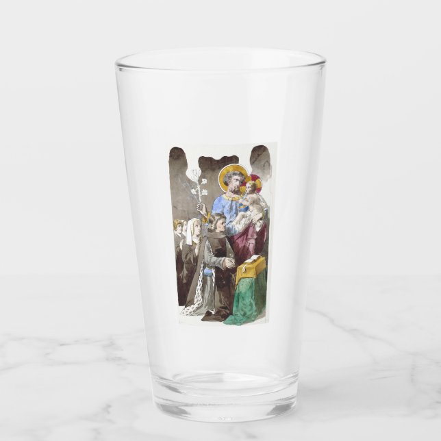 Copo De Pint Santo Joseph Patron, da Igreja Universal (Frente)