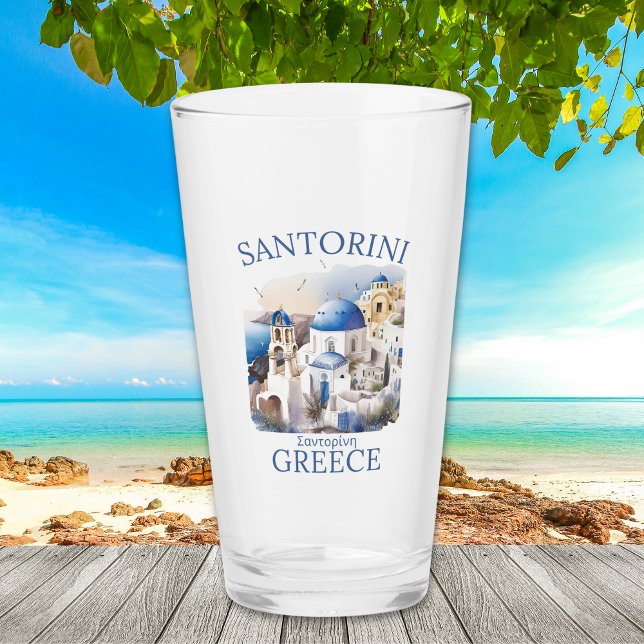 Copo De Pint Santorini Greece Beautiful Paradise (Criador carregado)