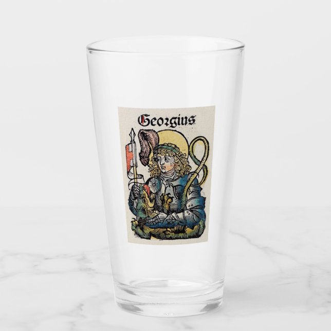 Copo De Pint São Jorge da Crônica de Nuremberg (Frente)