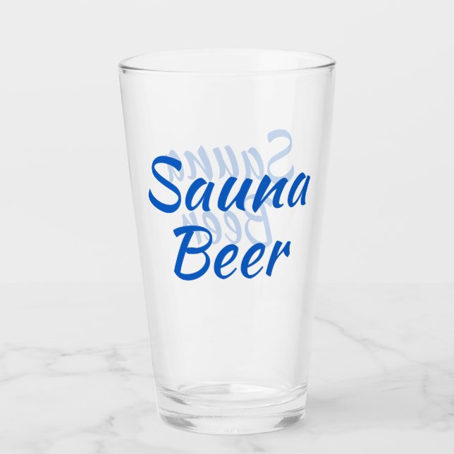 Copo De Pint Sauna Beer - Tumbler Finlandês (Frente)