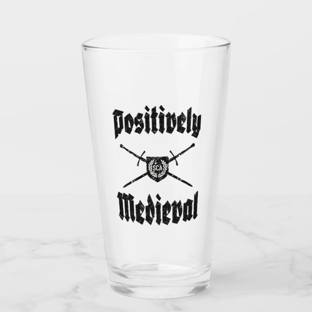 Copo De Pint SCA Posicionalmente Medieval Tumbler (Frente)