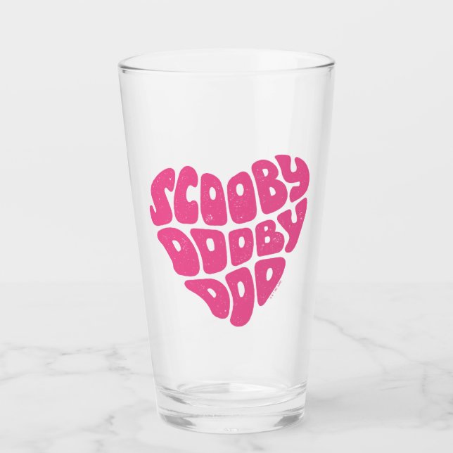 Copo De Pint Scooby Dooby Doo Heart (Frente)