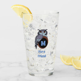 Copo De Pint Scop Owl Monograma