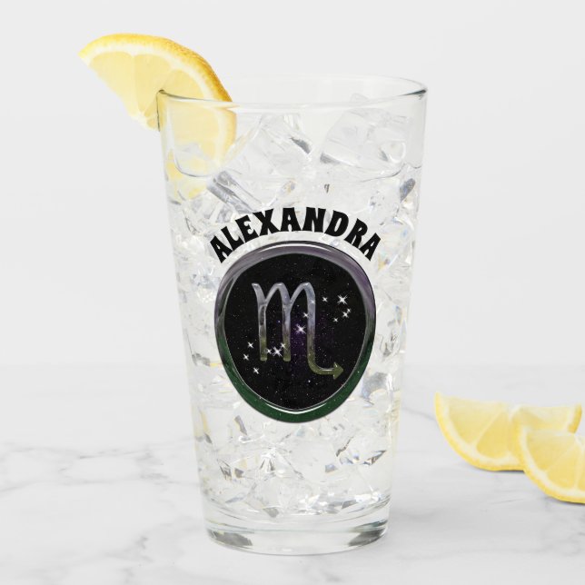 Copo De Pint Scorpio Personalizado (Gelo frontal)