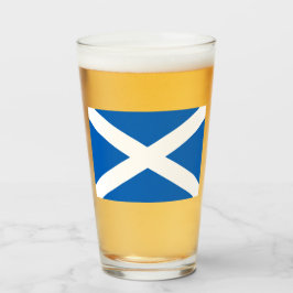 Copo De Pint Scottish Flag (Saltyre) (Scotland Flag)