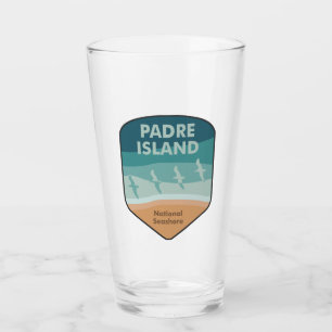 Copo De Pint Seagulhas do Texas, na Ilha de padre