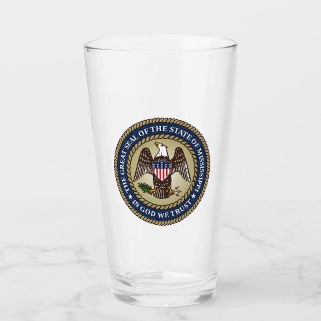 Copo De Pint Selo do Mississippi (Frente)