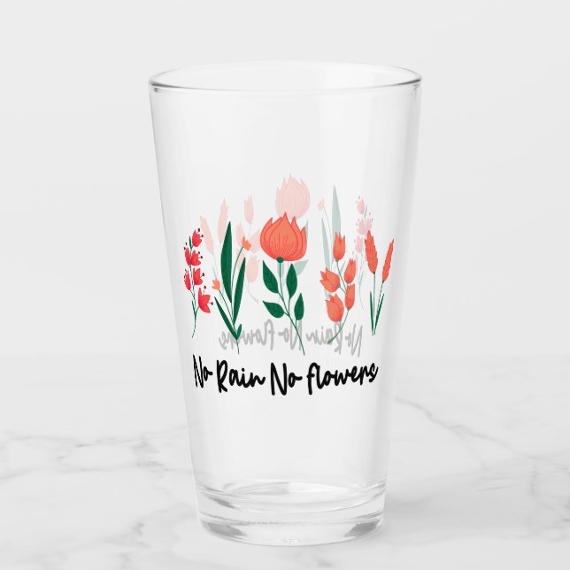 Copo De Pint Sem Chuva Sem Flores Natureza Da Planta Floral De  (Frente)