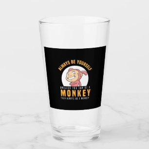 Copo De Pint Sempre Seja Seu Macaco