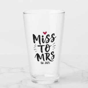 Copo De Pint Senhorita à Sra. Est. casamento 2025