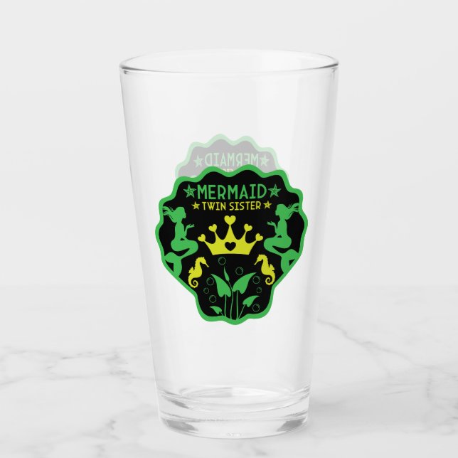 Copo De Pint Sereia Gêmeas (Frente)