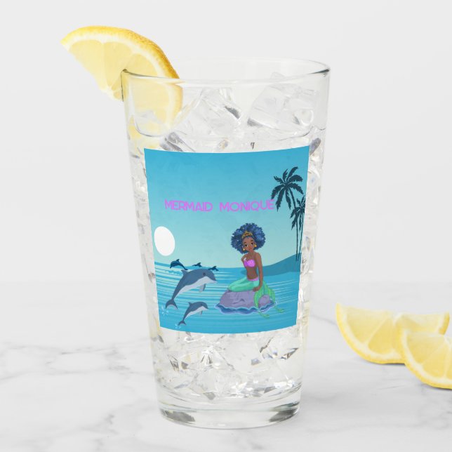 Copo De Pint Sereia Personalizada (Gelo frontal)