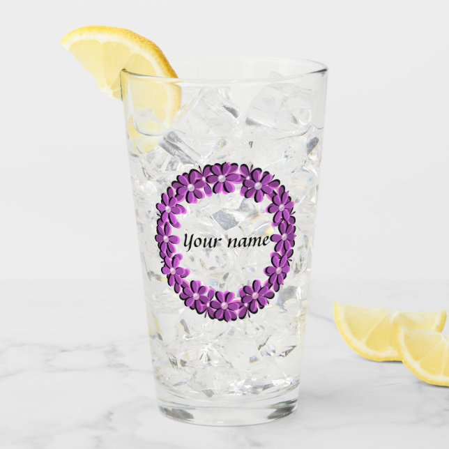 Copo De Pint Seu nome, texto, personalizado (Gelo frontal)