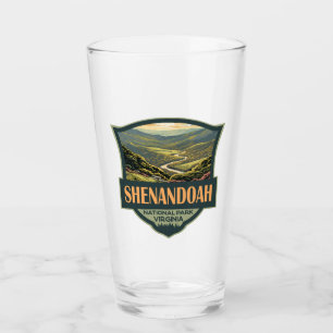 Copo De Pint Shenandoah National Park Illustration Viagem Retro