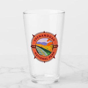 Copo De Pint Shenandoah National Park Retro Compass Emblem