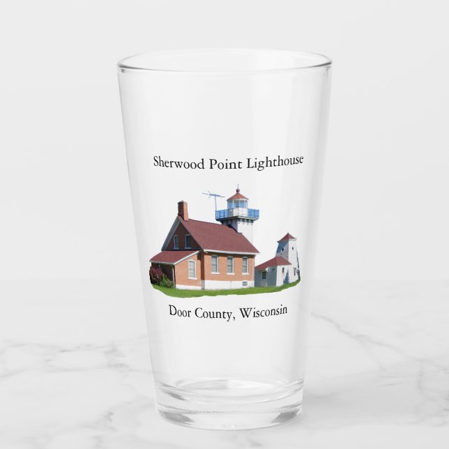 Copo De Pint Sherwood Point Lighthouse glass (Frente)