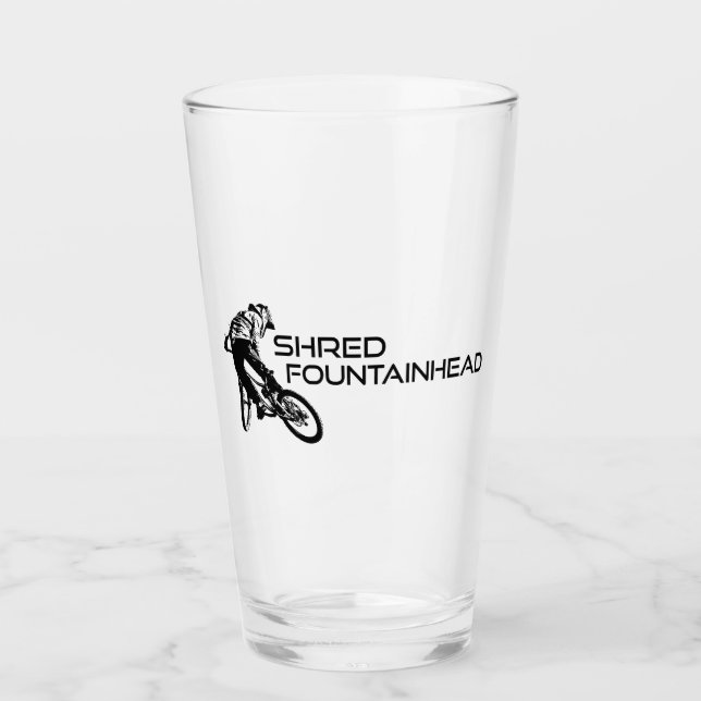 Copo De Pint Shred Fountainhead Virginia Mountain Biking (Frente)