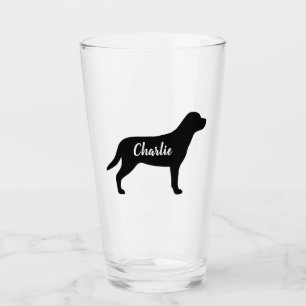 Copo De Pint Silhueta de Cachorro da Montanha da Grande Suíça