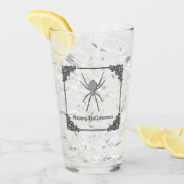 Copo De Pint Silver Spider Halloween