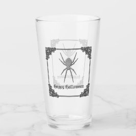 Copo De Pint Silver Spider Halloween