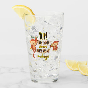 Copo De Pint Sim! Este é meu circo Estes são meus dois macacos