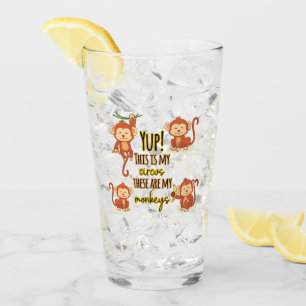 Copo De Pint Sim! Este é meu circo Estes são meus quatro macaco