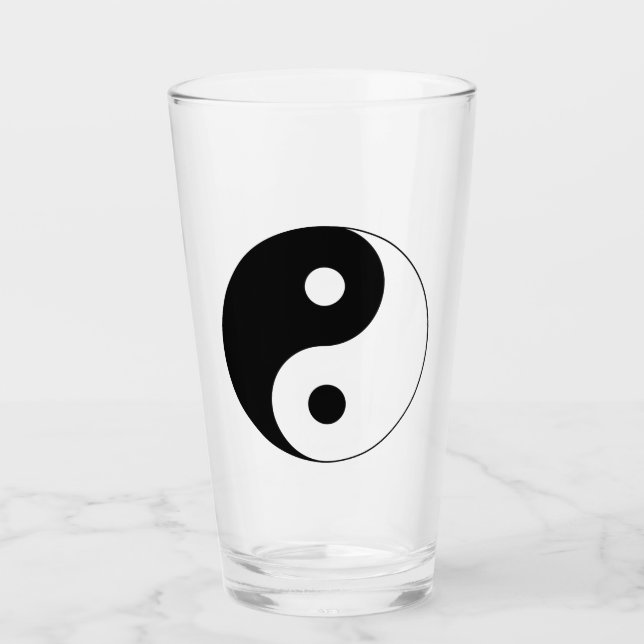 Copo De Pint Símbolo Espiritual Yin Yang (Frente)