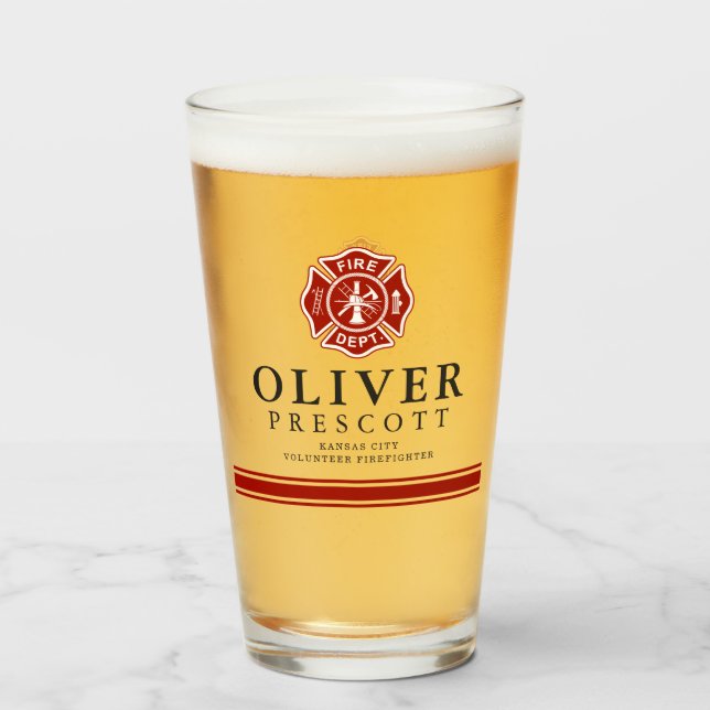 Copo De Pint Símbolo voluntário da cruz maltesa do (Frente (Preenchido))