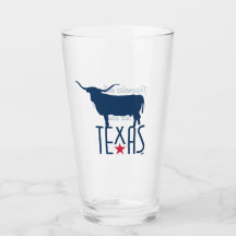 Símbolos do Texas, Longhorn, azul-marinho
