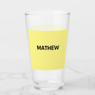 Copo De Pint simple initial letter monogram add your name lett