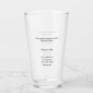 Copo De Pint simples minimal adicione seu logotipo/designe aqui