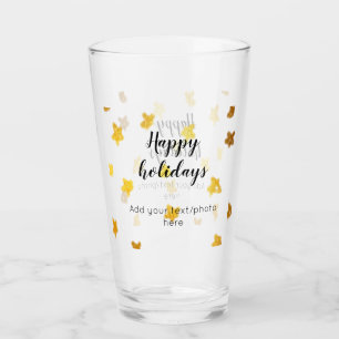 Copo De Pint simples minimal adicione seu texto foto felizes fe