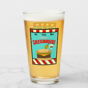 Copo De Pint Sinais retros do comensal