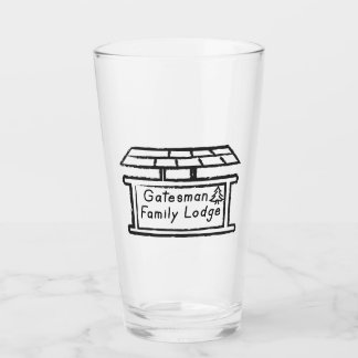 Copo De Pint Sinal de Lodge - Vidro do Tumbler