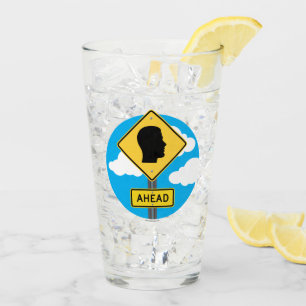 Copo De Pint Sinal de rua AHEAD