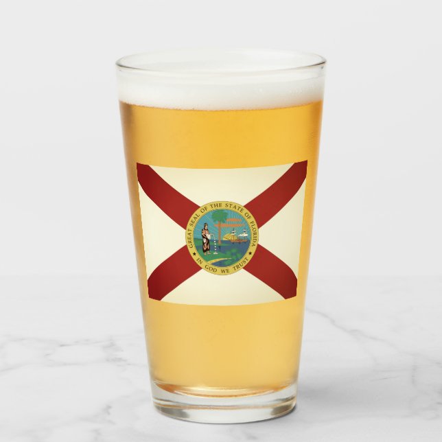 Copo De Pint Sinalizador da FLORIDA - (Frente (Preenchido))