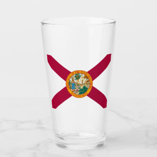 Copo De Pint Sinalizador do Estado da Flórida