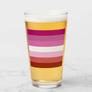 Copo De Pint Sinalizador do Orgulho Lésbico