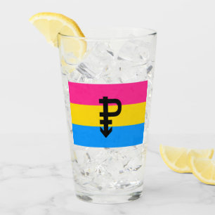 Copo De Pint Sinalizador do Orgulho Pansexual