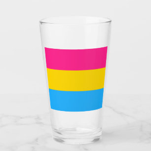 Copo De Pint Sinalizador do Orgulho Pansexual LGBTQ