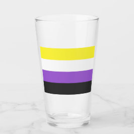 Copo De Pint Sinalizador Enby (Orgulho Não-Binário)