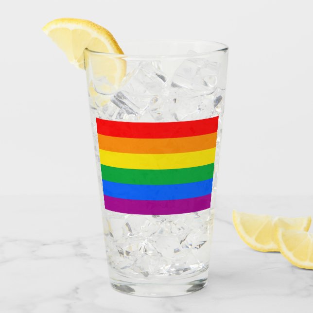 Copo De Pint Sinalizador Orgulho gay tradicional (Gelo frontal)