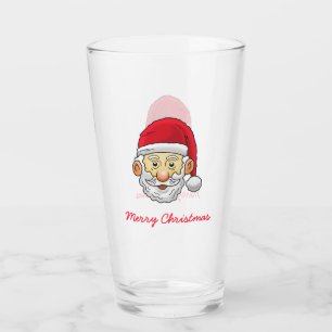 Copo De Pint Sinos de Natal com Papai Noel