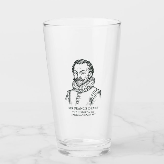 Copo De Pint Sir Francis Drake Pint Glass (Frente)