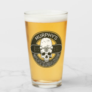 Copo De Pint Skate de Skull Skateboarding do NOME DA PÁGINA Pe