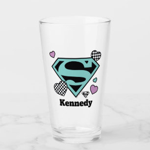 Copo De Pint Skater Girl Supergirl Hearts-Shield