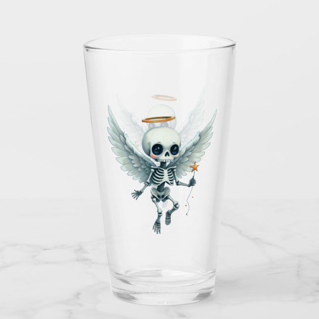 Copo De Pint Skeleton Angel – The Sweet Side of the Afterlife.  (Frente)