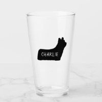 Skye Terrier Dog Silhouette Personalizado