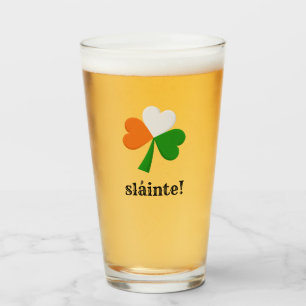 Copo De Pint Sláinte! Brinde irlandês 16 onças. Tumbler de